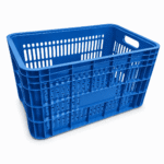 Caixa plástica agrícola azul 50 litros 30 kg tamanho 36,5x55x31cm modelo AB-47L - Imagem 2
