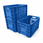 Caixa plástica agrícola azul 50 litros 30 kg tamanho 36,5x55x31cm modelo AB-47L - Imagem 3