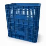 Caixa plástica agrícola azul 50 litros 30 kg tamanho 36,5x55x31cm modelo AB-47L - Imagem 4