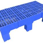Piso plástico 41x82x25cm azul