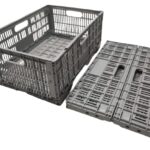 Caixa plástica dobrável 60x40x24cm ABelt CD-240 45L / 25kg cinza