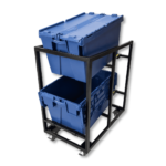 Carrinho Picking Flow-Rack para Separação de Mercadorias e Peças com Caixas Plásticas ALC 6437