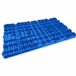 Piso plástico modular 100x60x4,5cm azul - Imagem 2