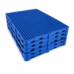 Piso plástico modular 100x60x4,5cm azul - Imagem 3