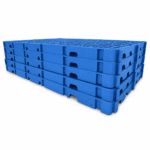 Piso plástico modular 100x60x4,5cm azul - Imagem 4