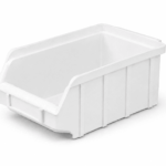 Gaveteiro plástico Bin nº3 sem trava 7,5x10,5x18cm branco