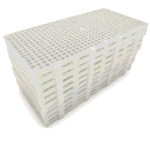 Estrado plástico 50x25x2,5cm natural - pead 100% virgem - Imagem 3