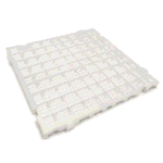 Piso plástico 50x50x3cm natural 100% virgem - ABelt